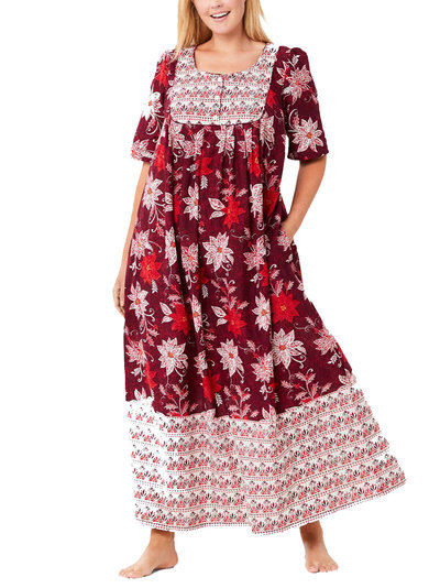 Pretty Dress Floral Leaves Pattern Ebay.jpg